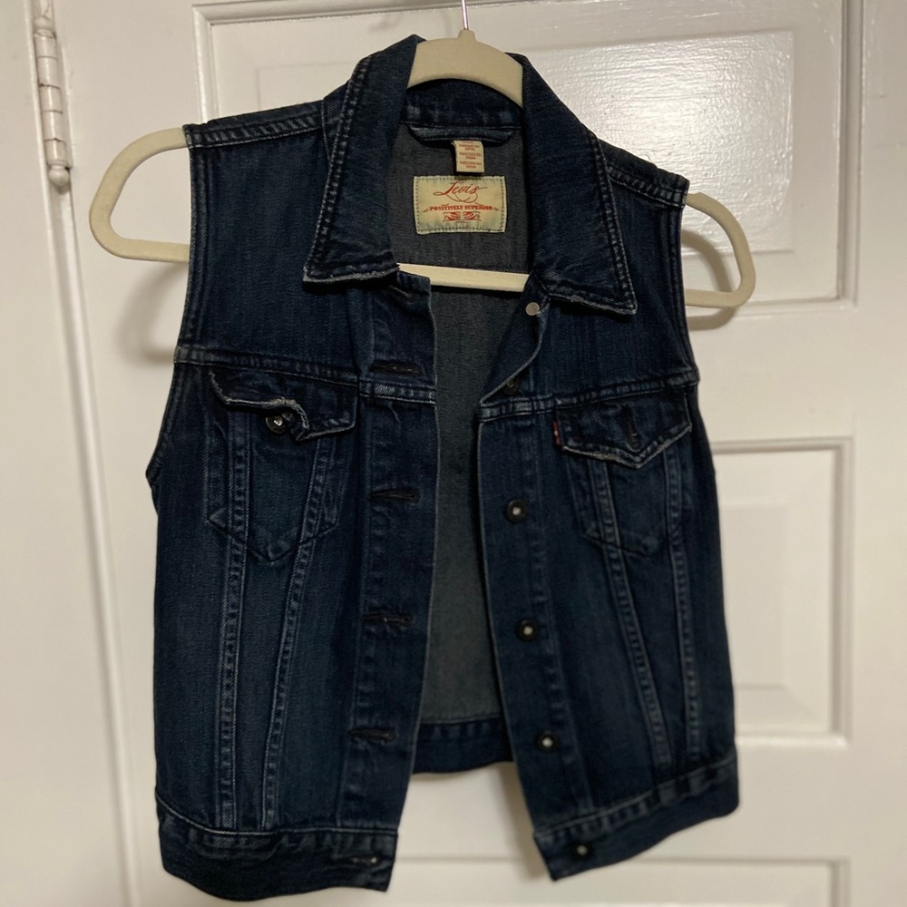 Levi’s Dark Denim Vest